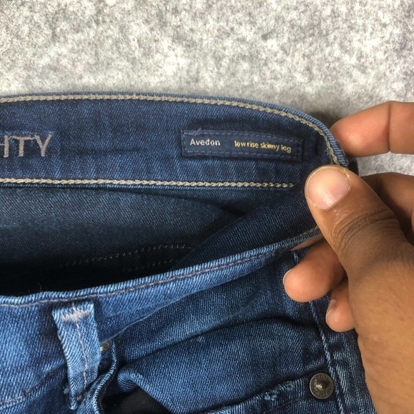 Citizens Of Humanity Avedon Low Rise Skinny Leg Jeans Women's Size 28 Dark Wash - Picture 6 of 13